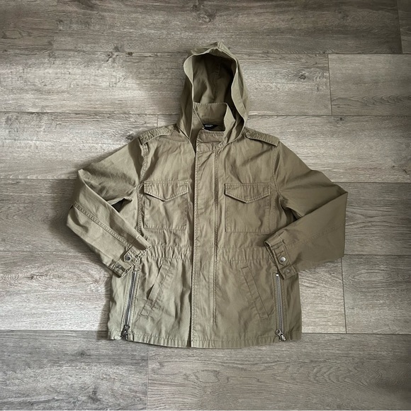 Women’s Simply Vera Vera Wang Side Zipper Utility Jacket Size Medium - Picture 3 of 6